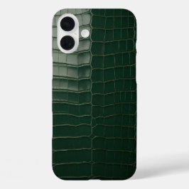 高級フェイククロコダイルスキン質感スマホケース iPhone 16 PLUSケース