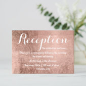 高級フェイクバラ金ゴールドリーフウェディングレセプション エンクロージャーカード (スタンド正面)