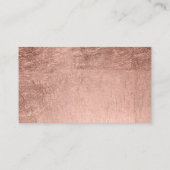 高級フェイクバラ金ゴールドリーフ結婚のウェブサイト エンクロージャーカード (裏面)