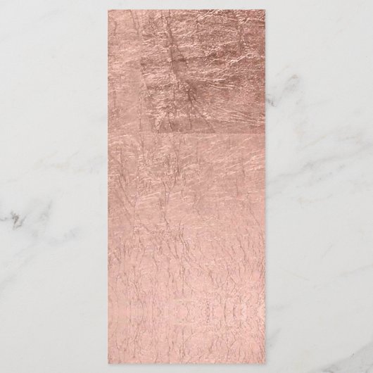 高級フェイクバラ金ゴールドリーフ結婚のメニュー メニュー (裏面)