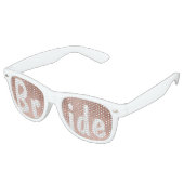 高級フェイクバラ金ゴールドリーフ結婚ズブライド レトロサングラス (アングル)