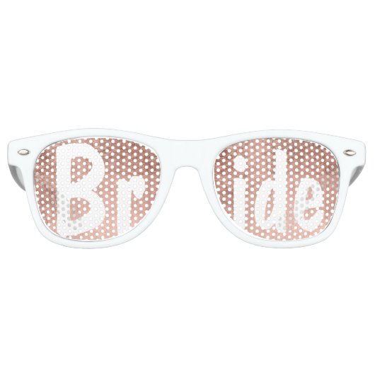 高級フェイクバラ金ゴールドリーフ結婚ズブライド レトロサングラス (正面)