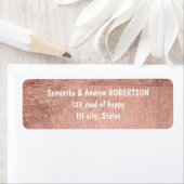 高級フェイクバラ金ゴールド結婚リーフ ラベル (インサイチュ)