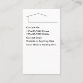 高級フォトエステート実在ククラスの名刺 名刺 (裏面)