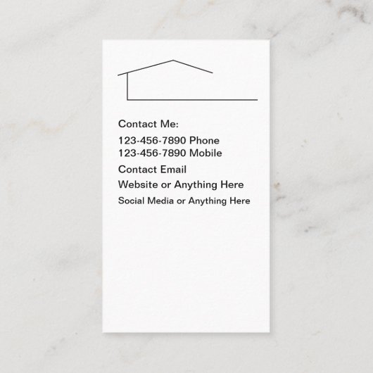 高級フォトエステート実在ククラスの名刺 名刺 (裏面)