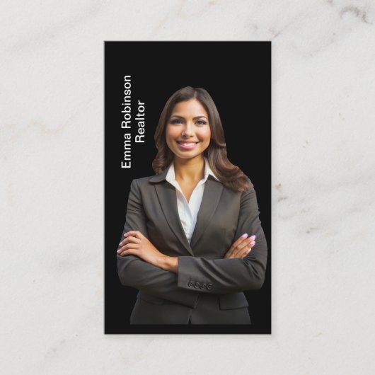 高級フォトエステート実在ククラスの名刺 名刺 (正面)