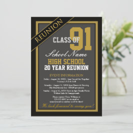 高級フォーマル高校懇親会 招待状