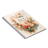 高級フラワー「Notes & Dreams」ジャーナル ノートブック (右側)