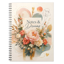 高級フラワー「Notes & Dreams」ジャーナル