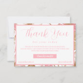 高級フローラ植物単眼目 サンキューカード (正面)