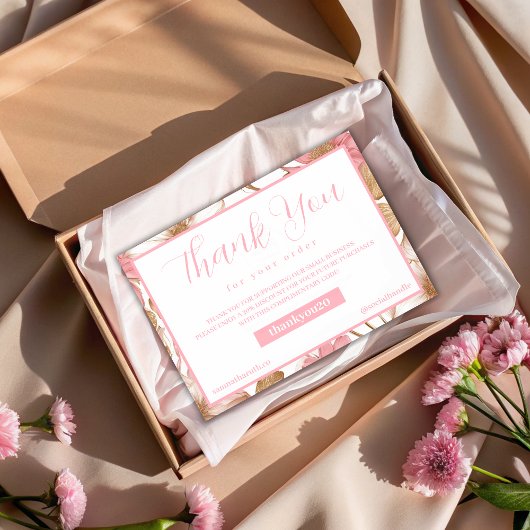 高級フローラ植物単眼目 サンキューカード