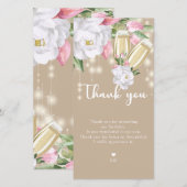 高級フローラ30歳の誕生日 サンキューカード (正面/裏面)