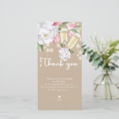 高級フローラ30歳の誕生日 サンキューカード (スタンド正面)