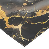 高級ブラックと金ゴールドの大理石の背景 ショートテーブルランナー (コーナー)