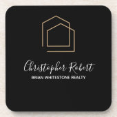 高級ブラック実在エテート コースター (正面)