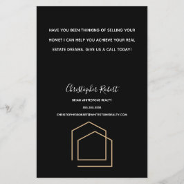 高級ブラック実在エテート チラシ