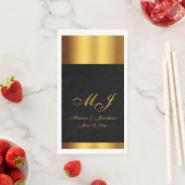 高級ブラック金ゴールド縁ど書結婚書の (インサイチュ)