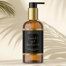 高級ブラック&金ゴールドフォイル化粧品ボトルラベル