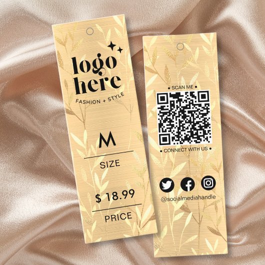 高級ブラッシュド離れメタル金ゴールド価格つるラベル コーリングカード