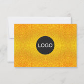 高級ブランドロゴエレガント、ゴールデンギフト証書 (正面)