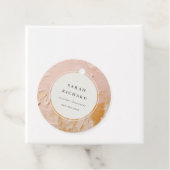 高級ブ芸術的ッシュピンク金ゴールド油絵を描ビジネス フェイバータグ (インサイチュ)