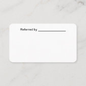 高級プラスチック外科医の名刺 名刺 (裏面)