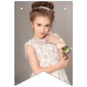 高級プリンセス誕生日グリッター写真 バンティングフラッグ (第1の旗)