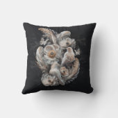 高級プリント装飾用クッション1 クッション (裏面)