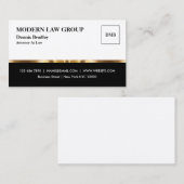 高級プロフェッショナル光沢弁護士名刺 名刺 (正面/裏面)