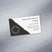 高級プロフェッショナル公証人 マグネット名刺 (インサイチュ)