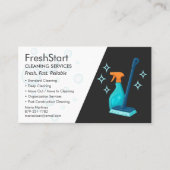 高級プロフェッショナル清掃サービス 名刺 (正面)