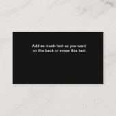 高級ペットの名刺 名刺 (裏面)