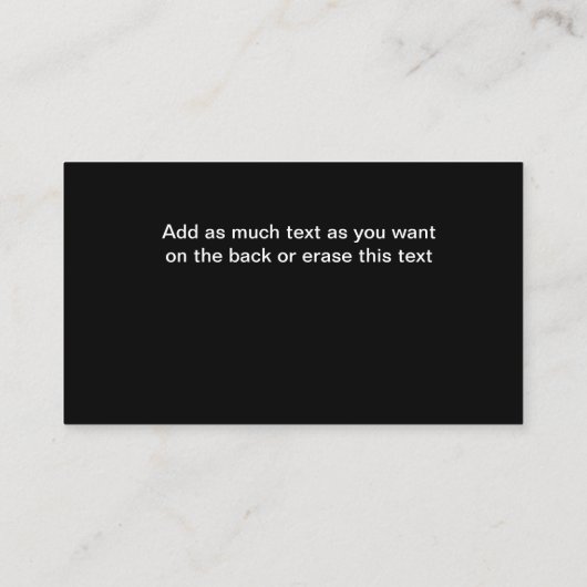 高級ペットの名刺 名刺 (裏面)