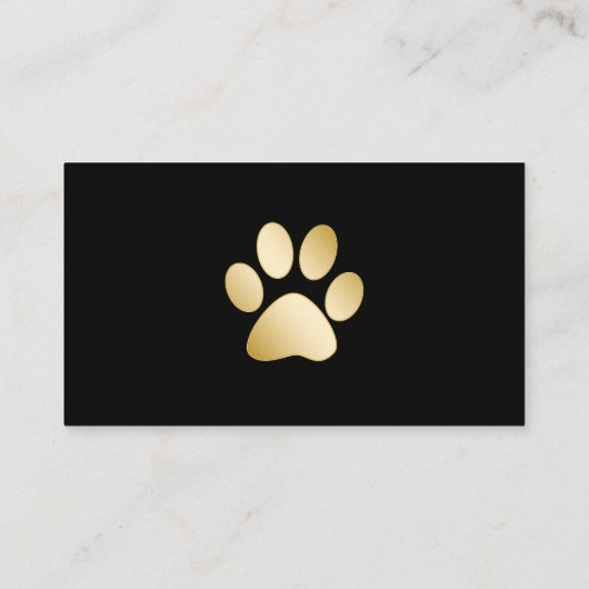 高級ペットの名刺 名刺 (裏面)