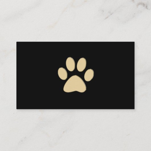 高級ペットの名刺 名刺 (裏面)