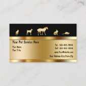 高級ペットの名刺 名刺 (正面)