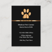 高級ペットアニマル獣医アポイントメントカード 予約カード (正面)