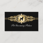 高級ペットグルーミングサービス 名刺 (正面)