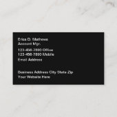 高級ペット火葬サービス名刺 名刺 (裏面)