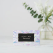 高級ホロエレガントグラモダンフィー 名刺 (スタンド正面)