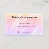 高級ホログラフィックカスタマイズ可能な名刺 名刺 (裏面)