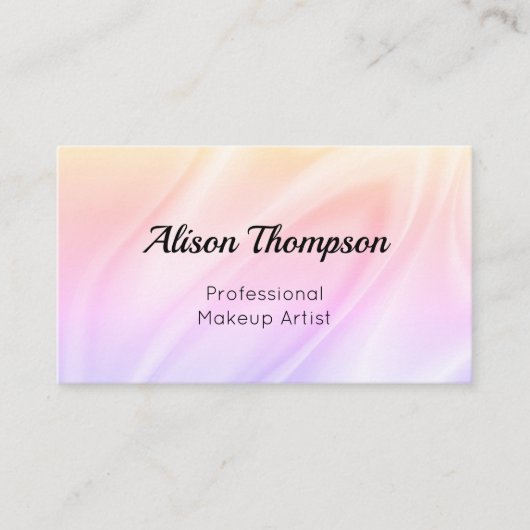 高級ホログラフィックカスタマイズ可能な名刺 名刺 (正面)