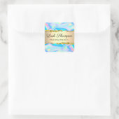 高級ホログラフィフェイクック及び金ゴールドラッシュクリーナー スクエアシール (バッグ)