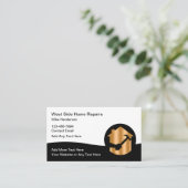 高級ホームサービスビモダンジネスカードデザイン 名刺 (スタンド正面)