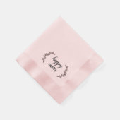 高級ボタニカルハッピーイースター 縁ありカクテルナプキン (角)