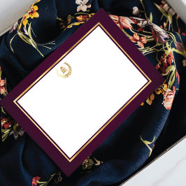 高級マゼンタリーガルプロフェッショナル事業 ノートカード