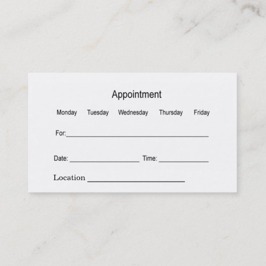 高級マッサージアポイントメント名刺 名刺 (裏面)