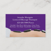 高級マッサージアポイントメント名刺 名刺 (正面)