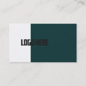 高級ミニマルモダンプロフェッショナルカスタム 名刺 (正面)