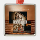 高級ミニマル銅ゴールドフォイルフォトメタルオルナ メタルオーナメント (正面)